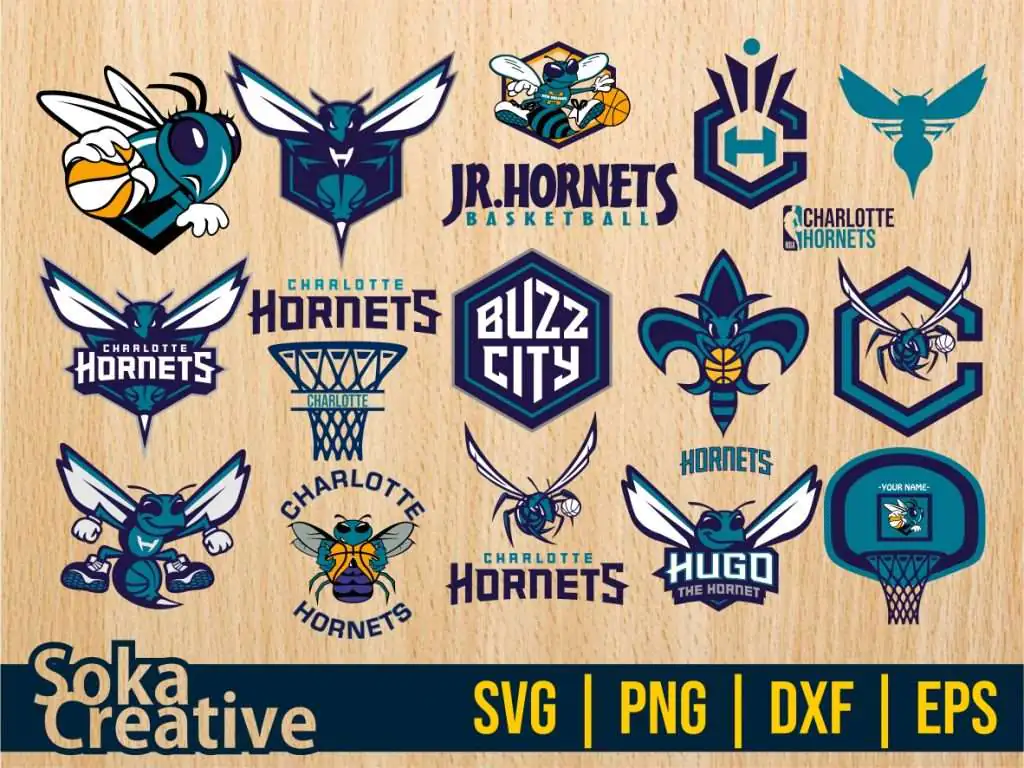 Charlotte Hornets Logo SVG Bundle