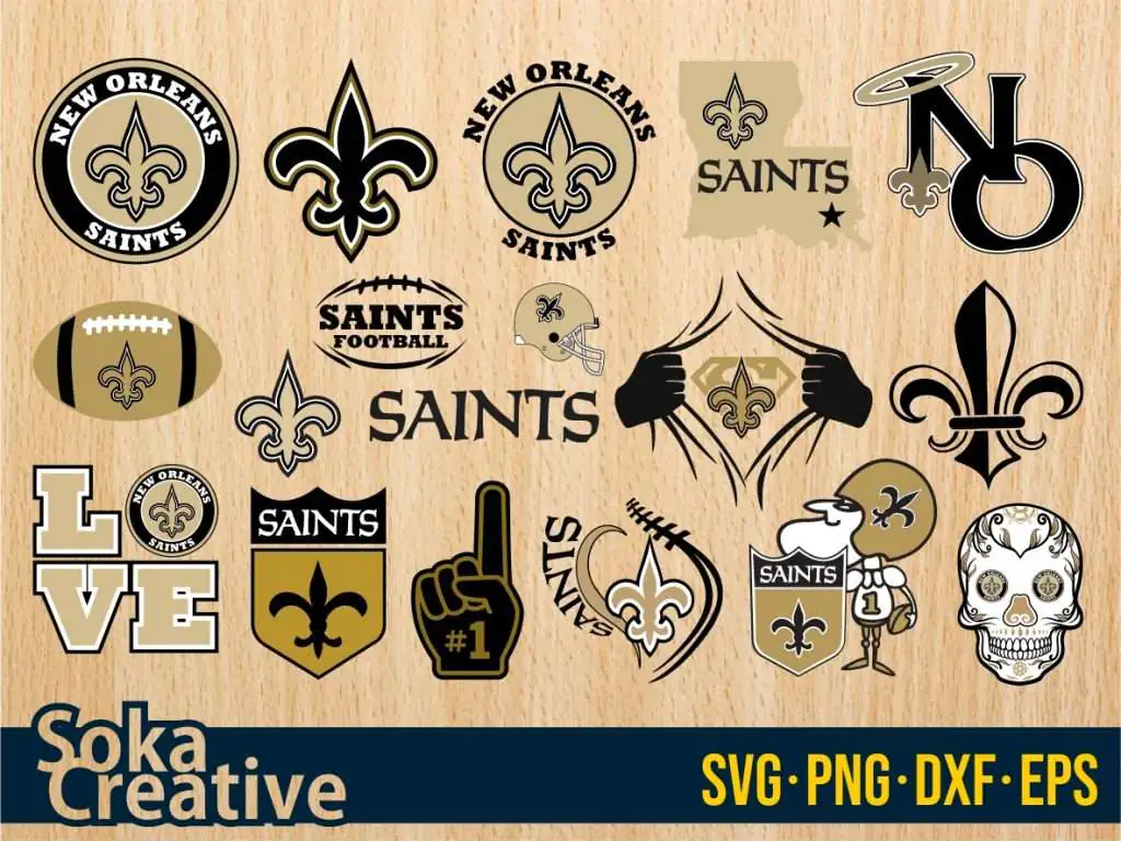 New Orleans Saints SVG Bundle