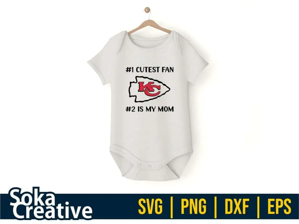 Kansas City Chiefs Cutest Fan SVG