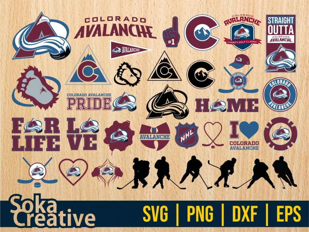 NHL Best Colorado Avalanche SVG