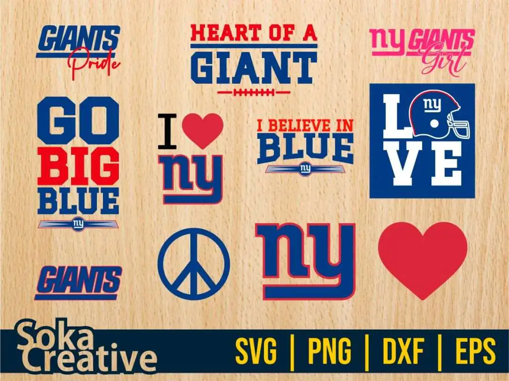 New York Giants SVG Bundle