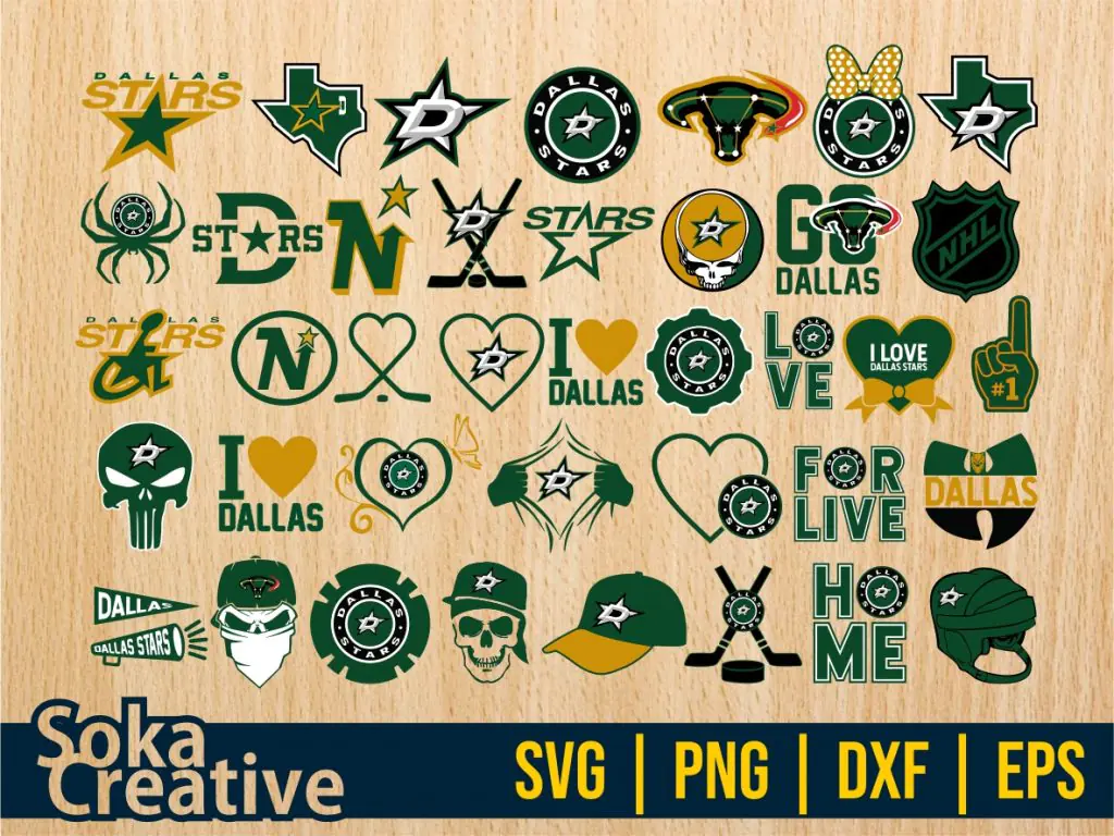 NHL Dallas Stars SVG