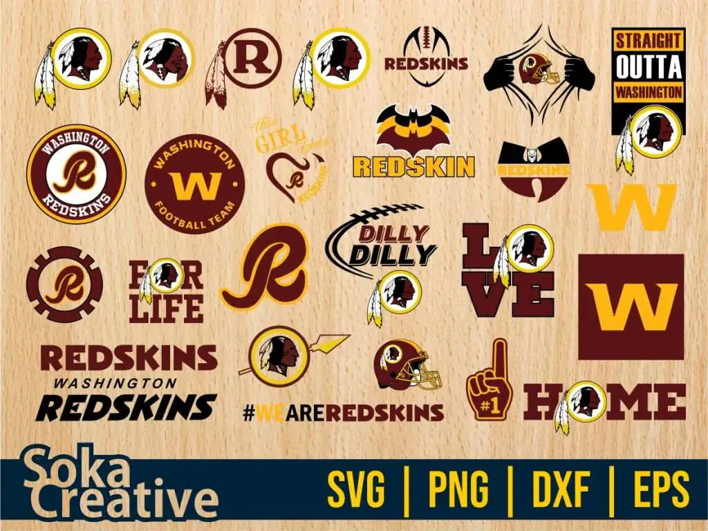 Washington Football Team Redskins SVG Bundle