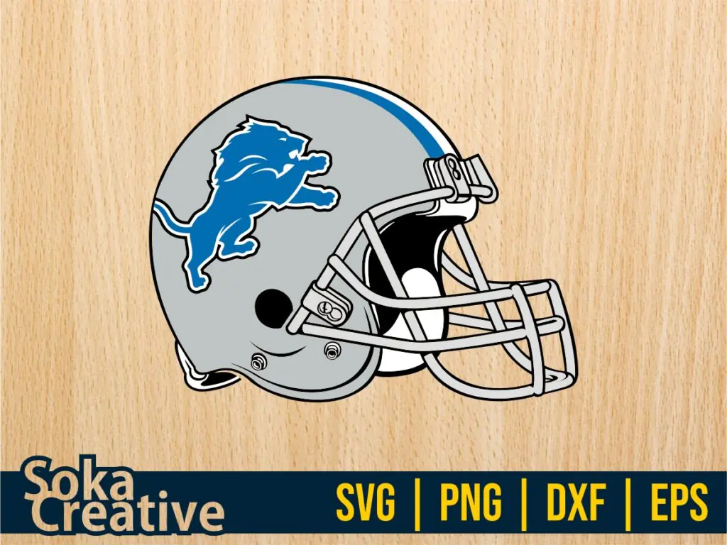 Detroit Lions Helmet PNG, SVG Cricut Detroit Helmet Transparent