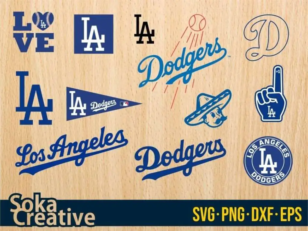 Los Angeles Dodgers SVG Bundle