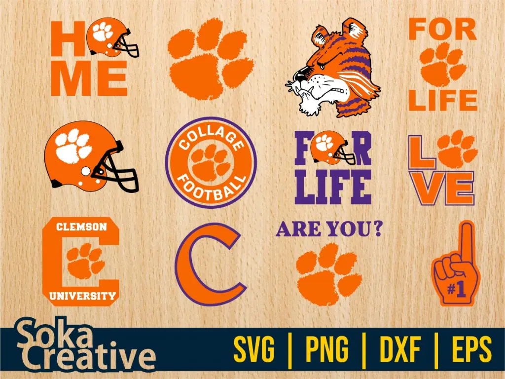 Clemson Tigers SVG Bundle