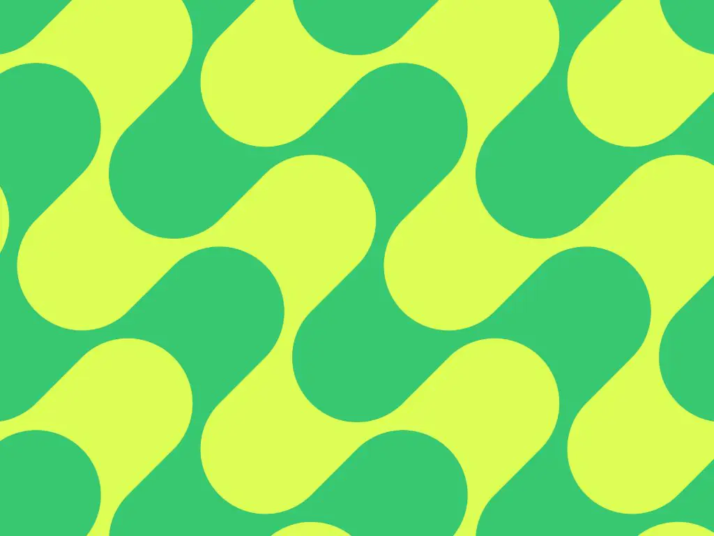 Green and Yellow Abstract Seamless Pattern