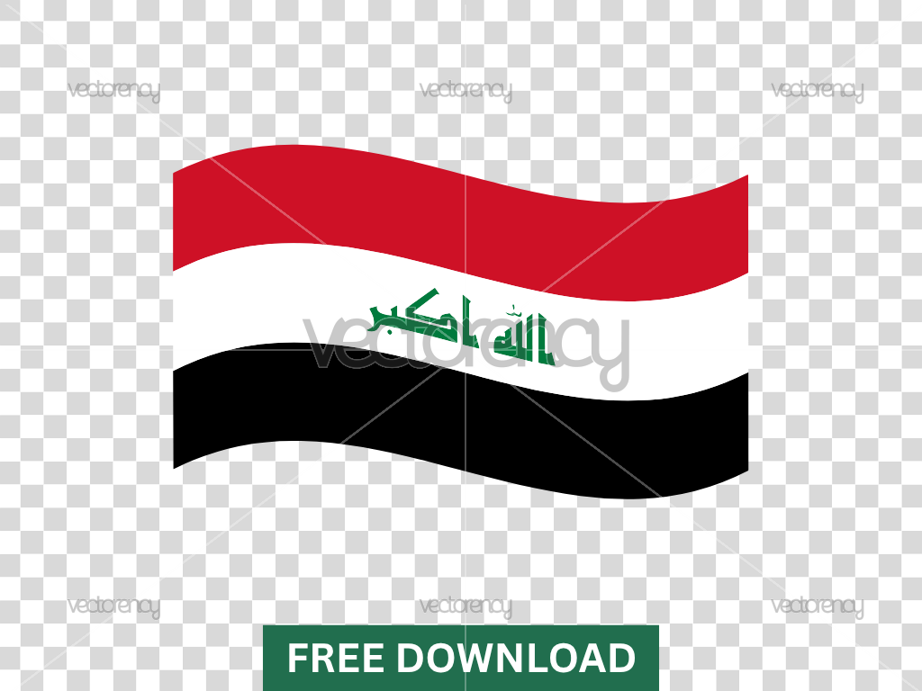 Iraq Flag Vector Image PNG Transparent Free