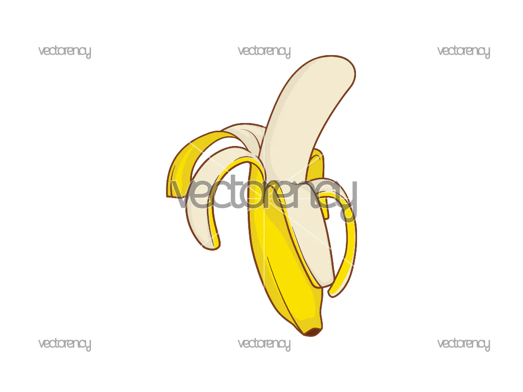Banana Clipart Vector SVG Image