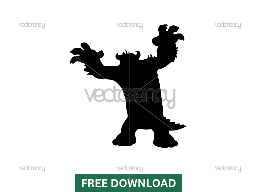 Monster Silhouette Movies SVG Free