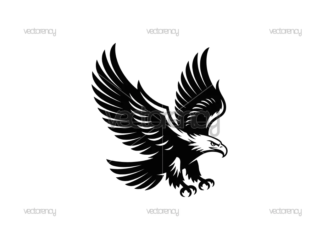 Eagle Clipart SVG Cut File