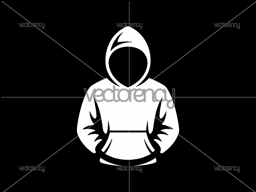 Hooded Sweatshirt SVG Clipart Free
