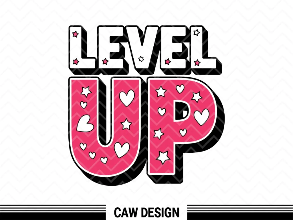 Cute Level Up Game Design