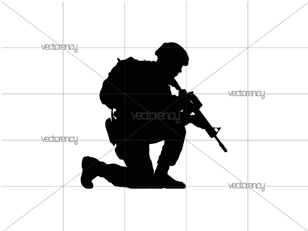 Soldier Silhouette SVG