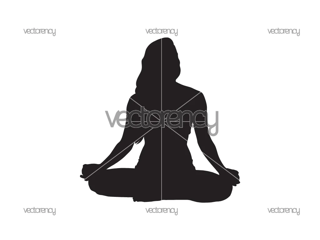 Yoga Silhouette SVG