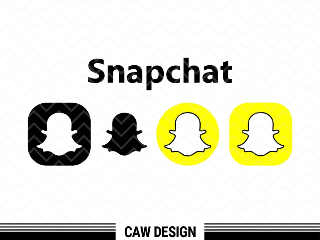 Snapchat Logo Isolated on a Transparent Background