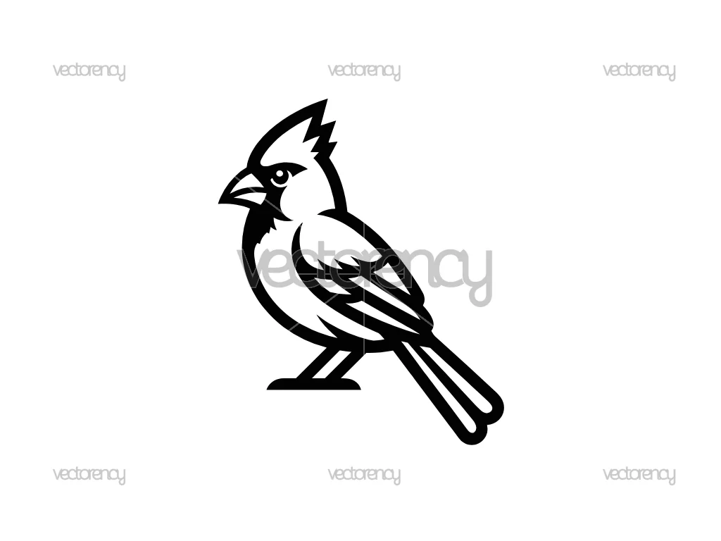 Cardinal Bird SVG