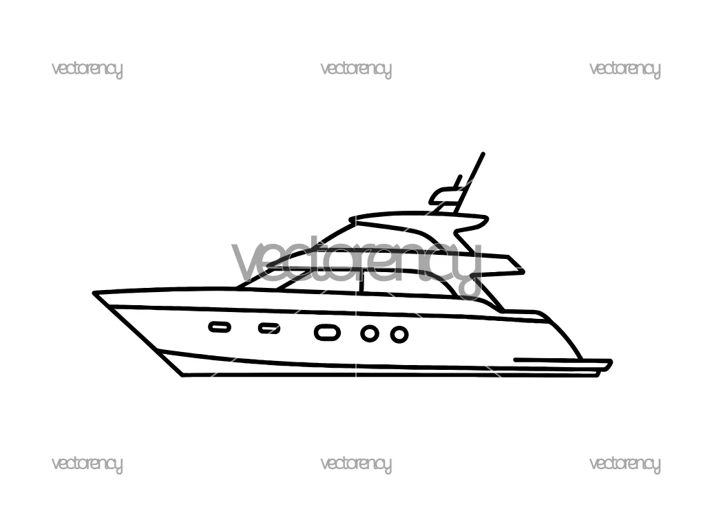 Yacht Clipart SVG Download