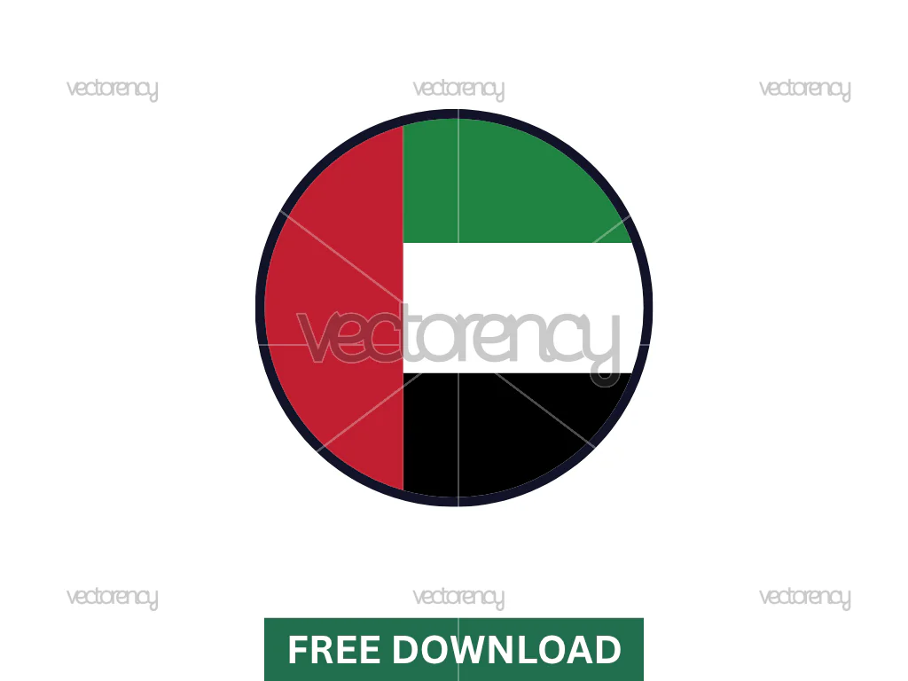United Arab Emirates Flag Free Vector Graphic Image