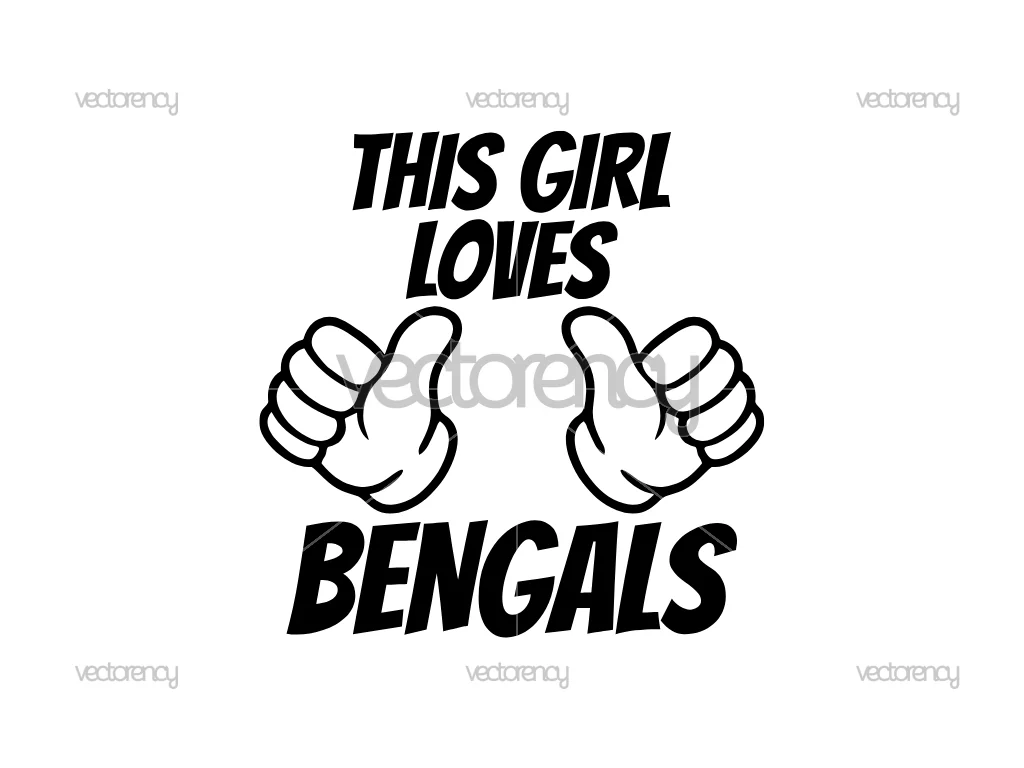 Bengals Girl SVG