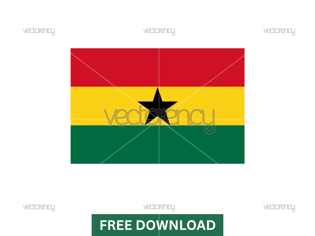 Ghana Flag Image Graphic PNG EPS DXF SVG Free