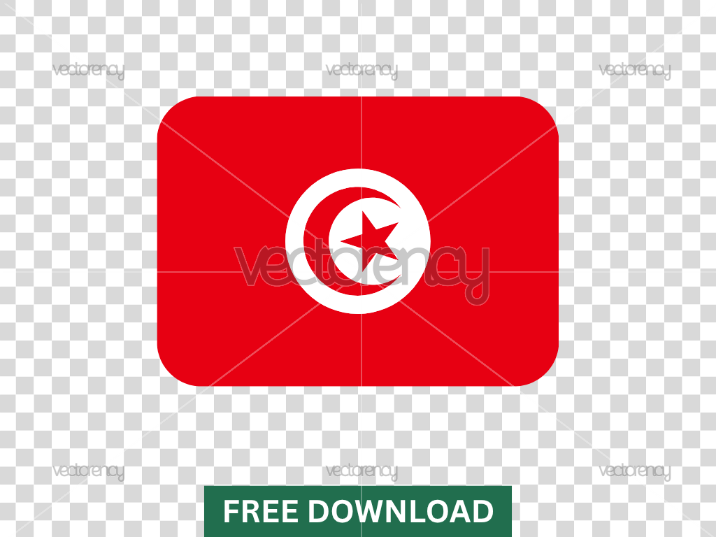 Tunisia Flag Image Vector PNG Transparent Free