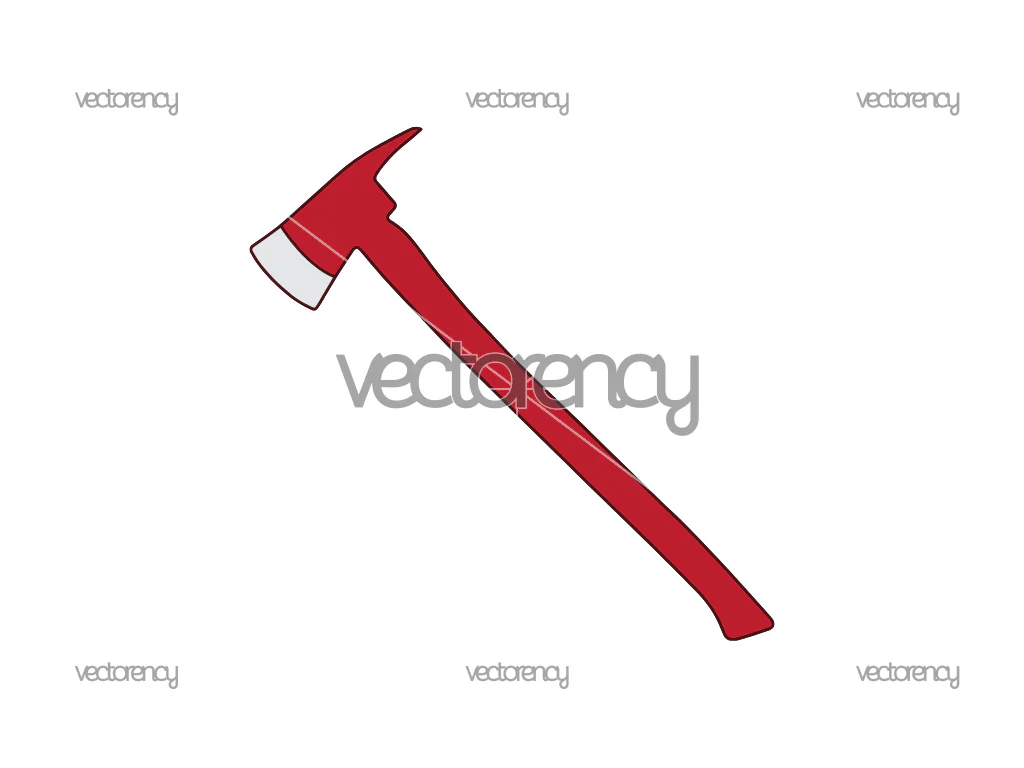 Hatchet Clipart SVG Vector