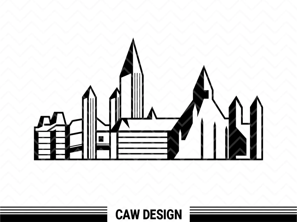 Ottawa Canada Landmark City SVG PNG EPS DXF