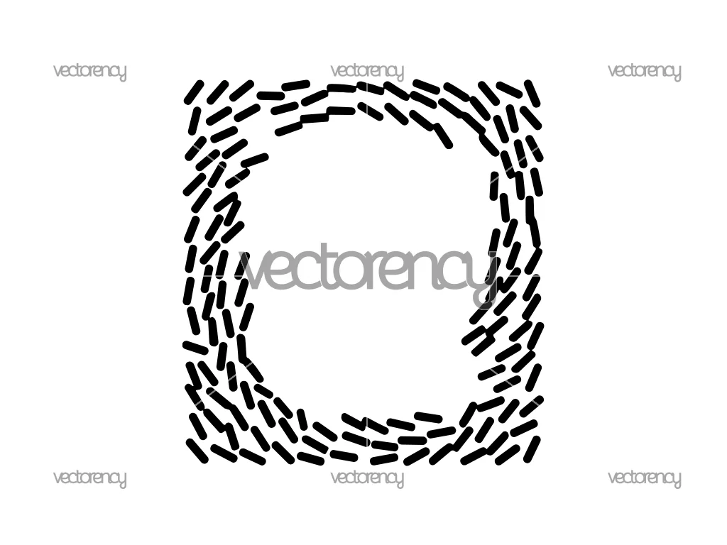 Sprinkle Shapes Frame SVG