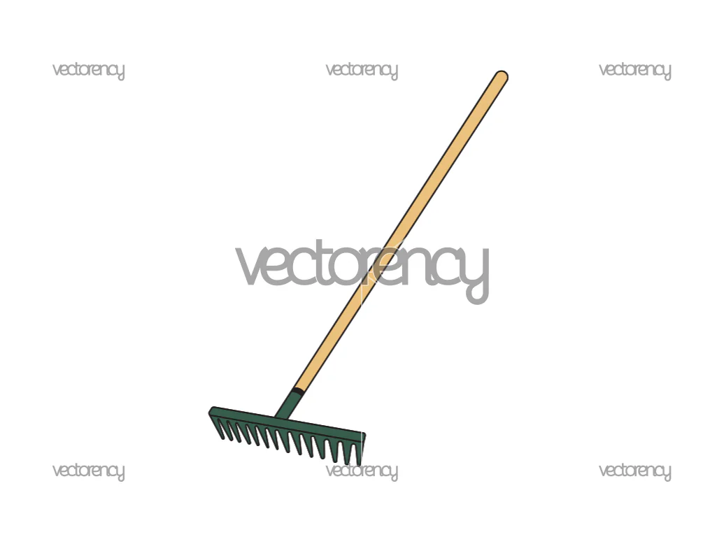 Rake Clipart SVG PNG EPS DXF