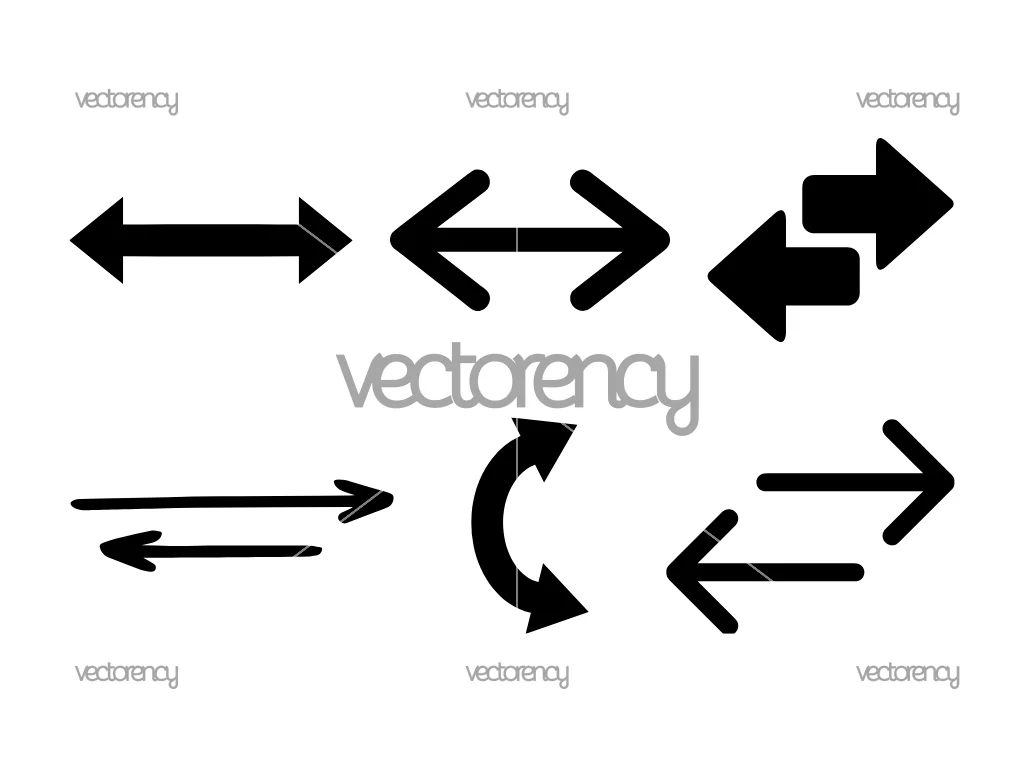 Double Arrow SVG Cut File
