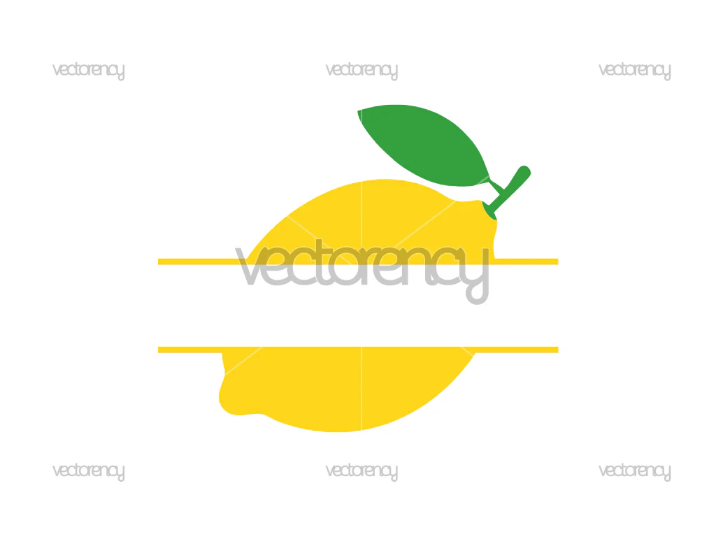 Lemon Monogram SVG