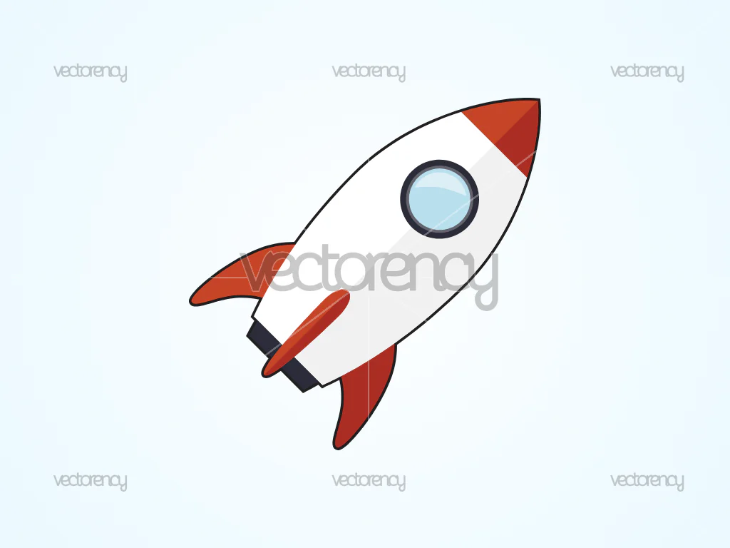 Rocket Clipart SVG PNG EPS DXF