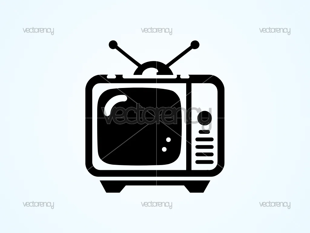 Vintage TV Clipart Download