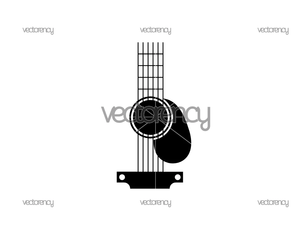 Guitar SVG, Music Guitar Strings Vector PNG