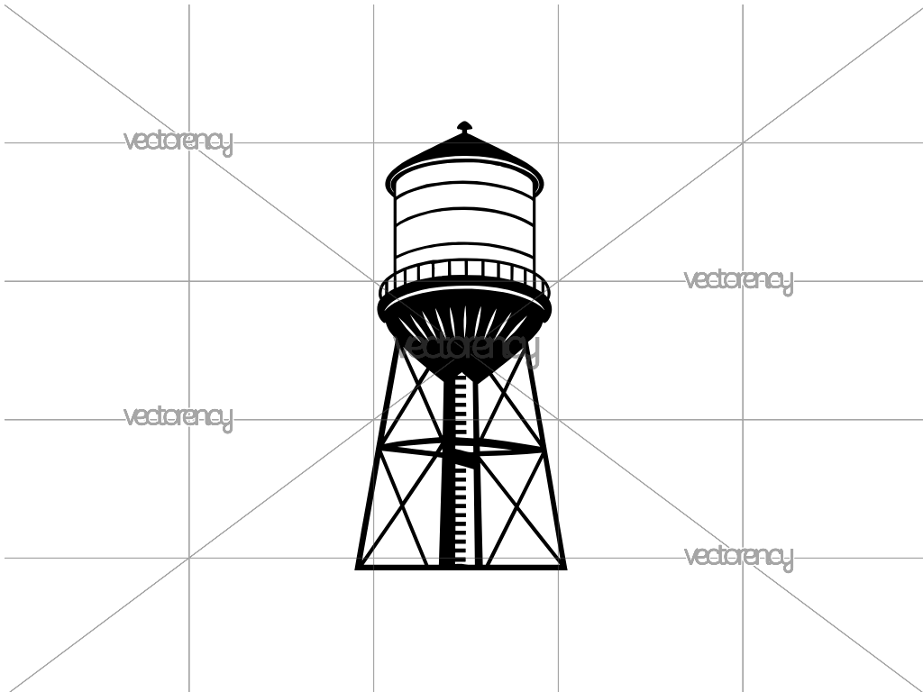 Water Tower Clipart