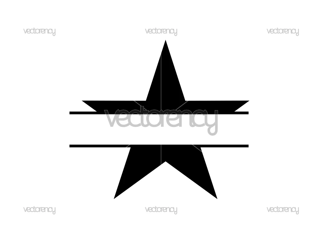 Star Monogram Clipart