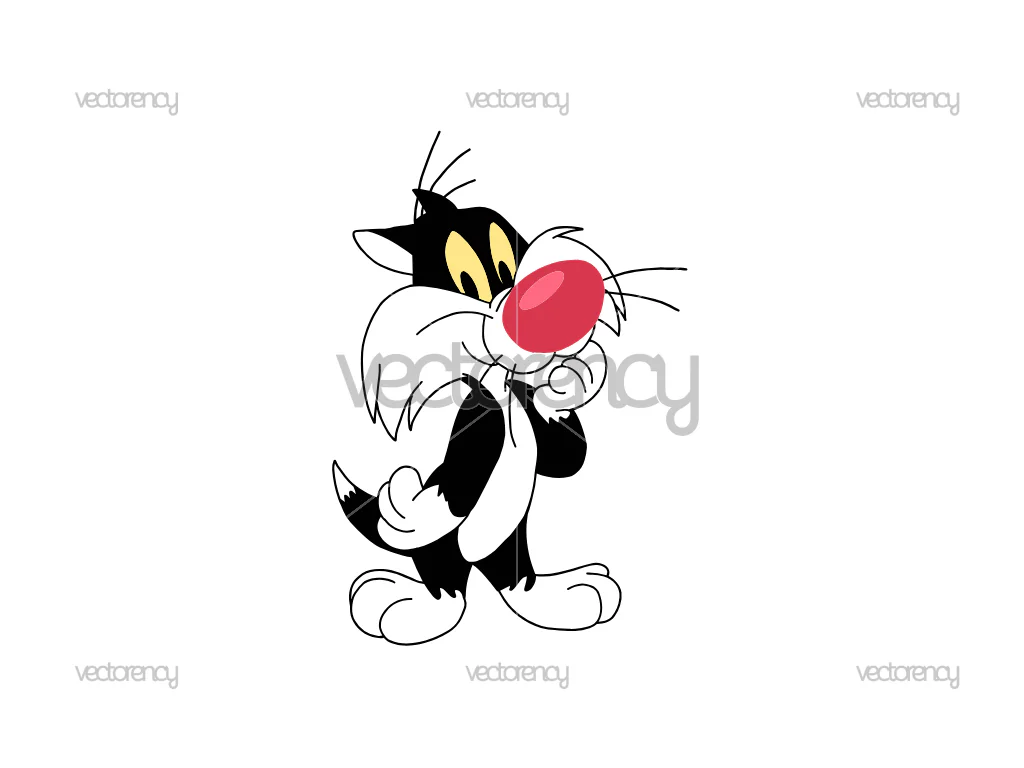 Sylvester Junior SVG Clipart Free