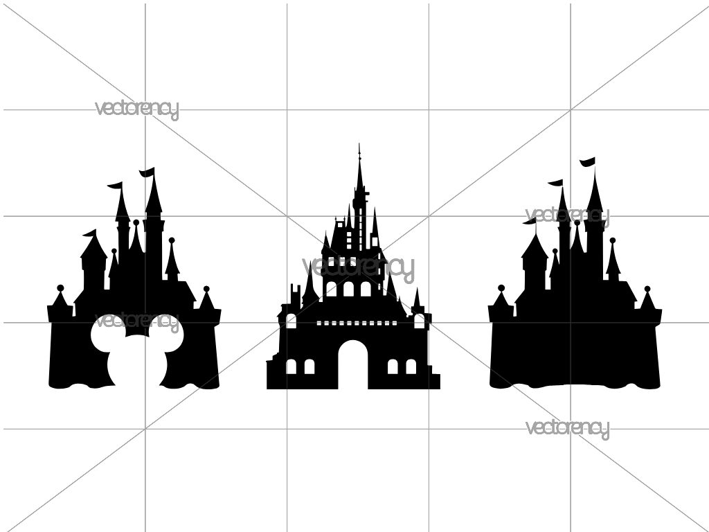 Disney Castle Silhouette