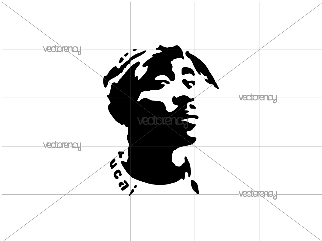 Tupac SVG Cut Files