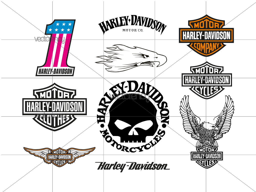 Harley Davidson Bundle, SVG, PNG Transparent and Vector