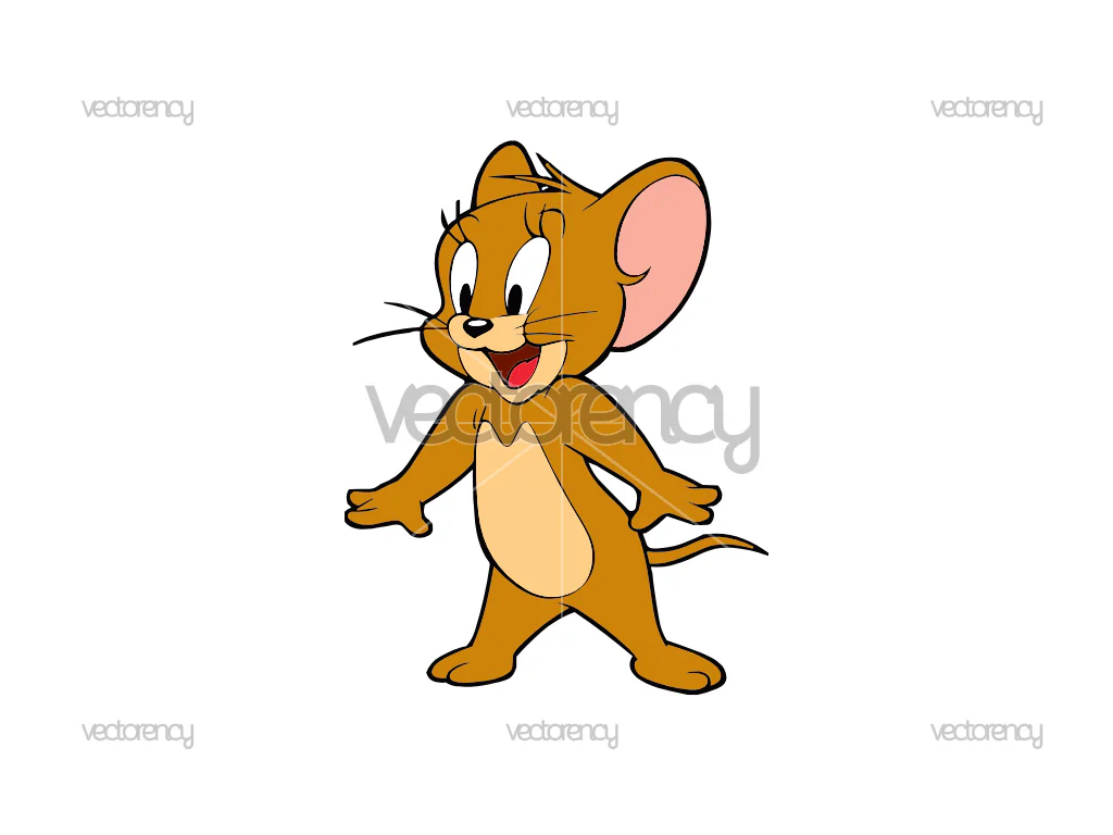 Jerry Mouse SVG Free Clipart PNG EPS DXF
