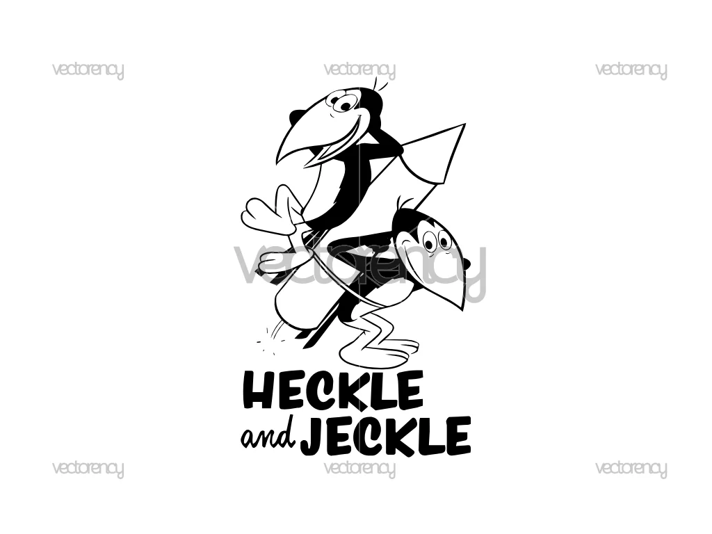 Heckle and Jeckle SVG Free