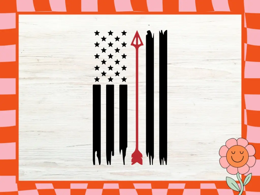 Bow Hunting Hunt SVG American Flag – Digital Clipart Bundle for Cricut and Silhouette Crafts