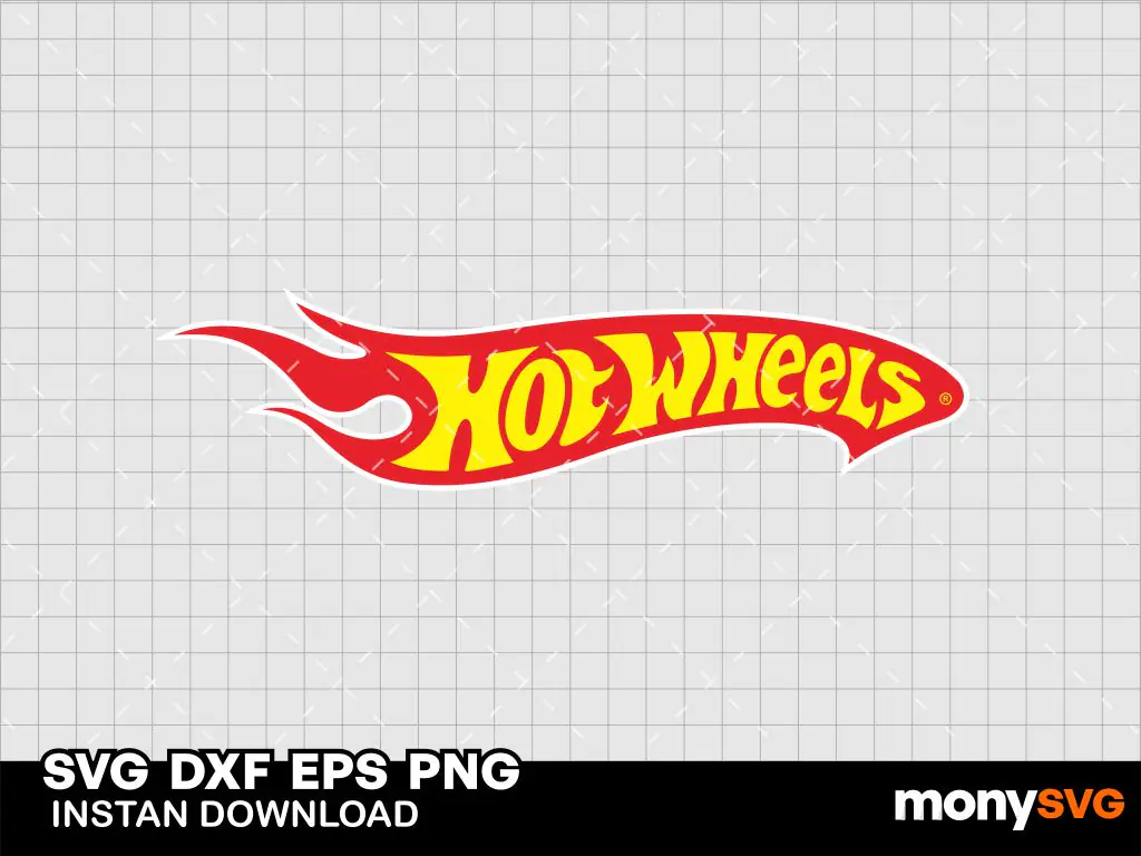 Hot Wheels Sticker SVG