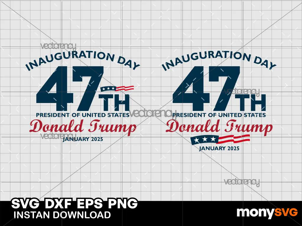 Inauguration Day 2025 Trump SVG