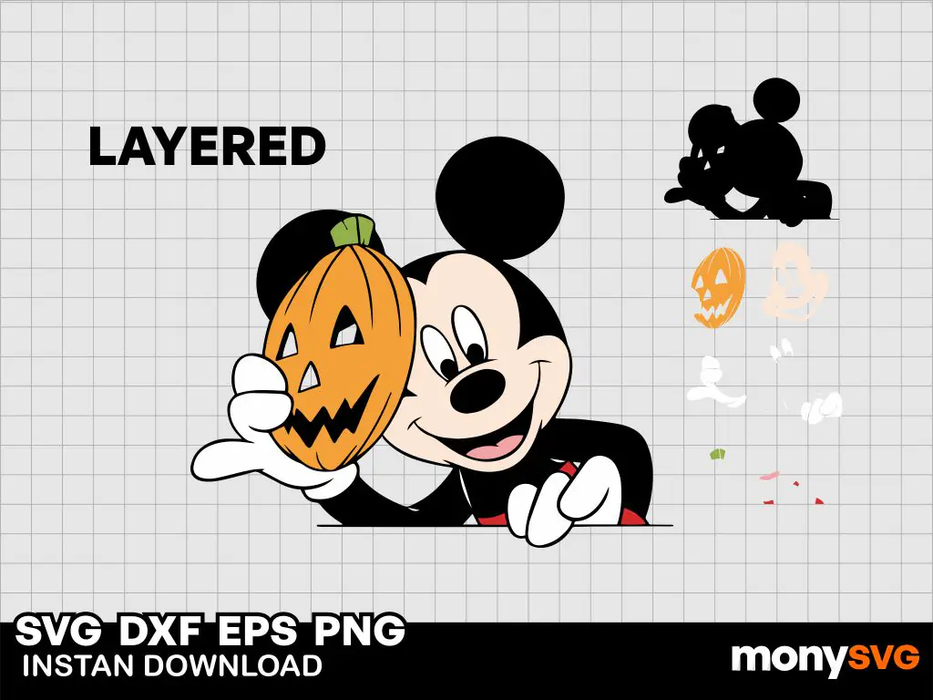 Mickey Mouse Halloween SVG