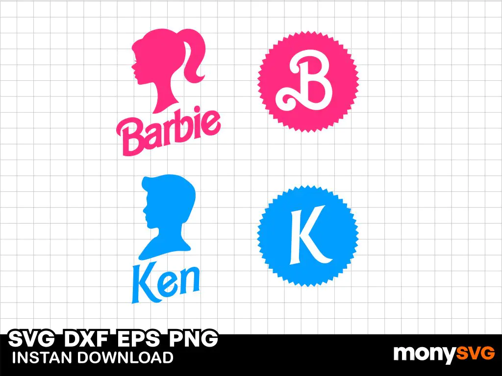 Barbie Ken Logo SVG