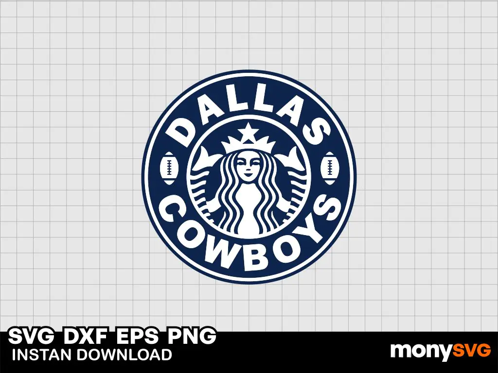 Dallas Cowboys Starbucks SVG