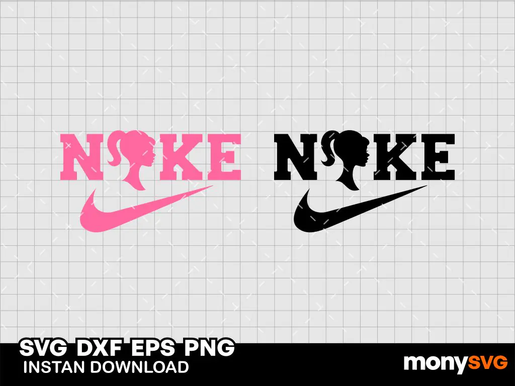 Barbie Nike SVG